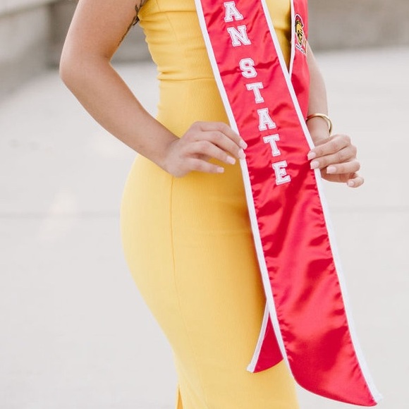 Bright Yellow Square Neck Halter Dress - Picture 6 of 6